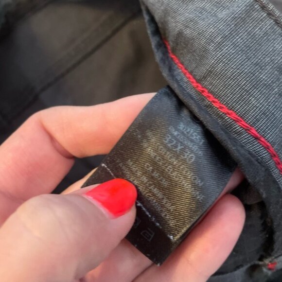 Kenneth Cole Reaction Grey Straight Leg Cotton Blend Pants - Picture 4 of 8